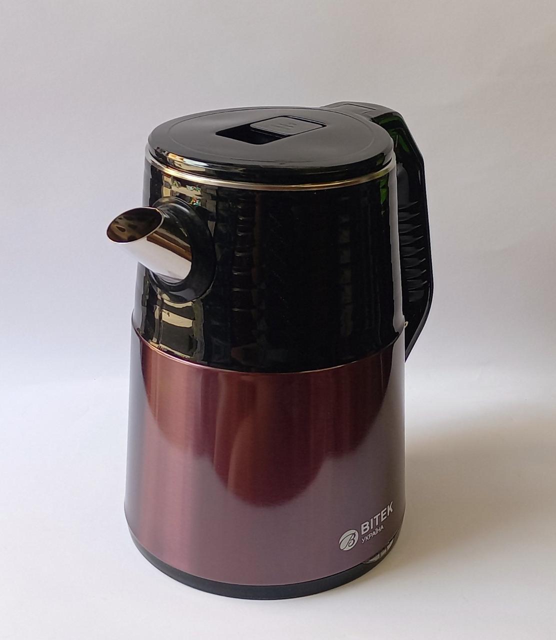 Чайник электрический BITEK 2000 Вт 2,5 л (BT-7819) - фото 5 Чайник электрический BITEK 2000 Вт 2,5 л (BT-7819) - фото 5