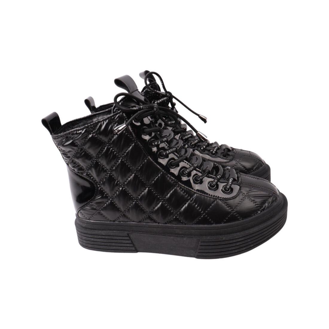 Ботинки женские Vikonty р. 37 Черный балон (322-22ZHC)