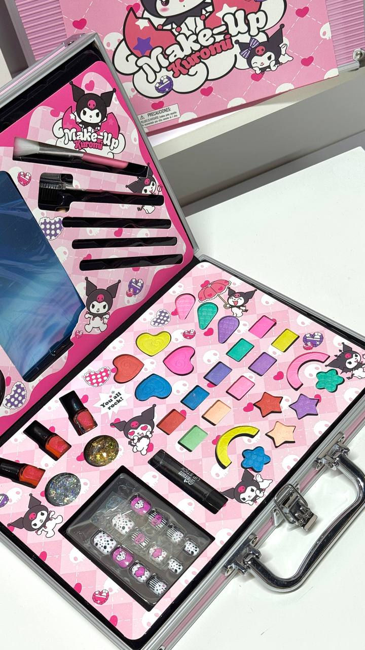 Валіза візажиста для дівчаток FT 2076 B з дзеркалом на 40 елементів у кейсі (2761524445) - фото 4 Валіза візажиста для дівчаток FT 2076 B з дзеркалом на 40 елементів у кейсі (2761524445) - фото 4