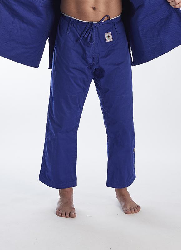 Лицензионное кимоно для дзюдо Ippon Gear Legend IJF р. 155 см Синий (JU690B155) - фото 13