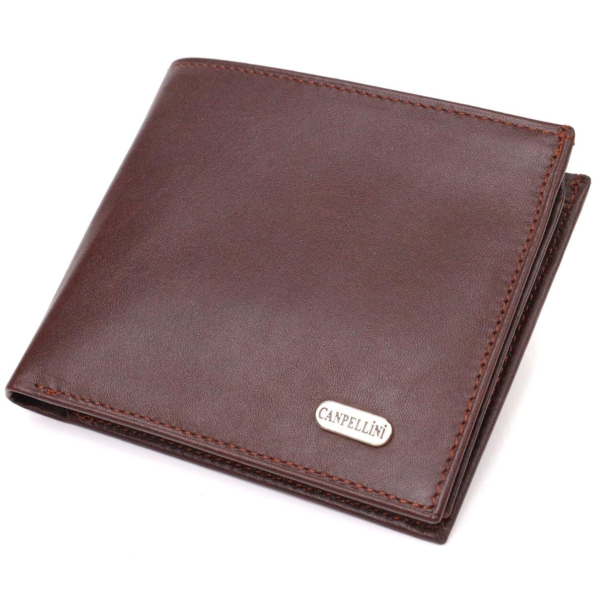 Портмоне мужское кожаное Canpellini 21782 Темно-коричневый (55561)