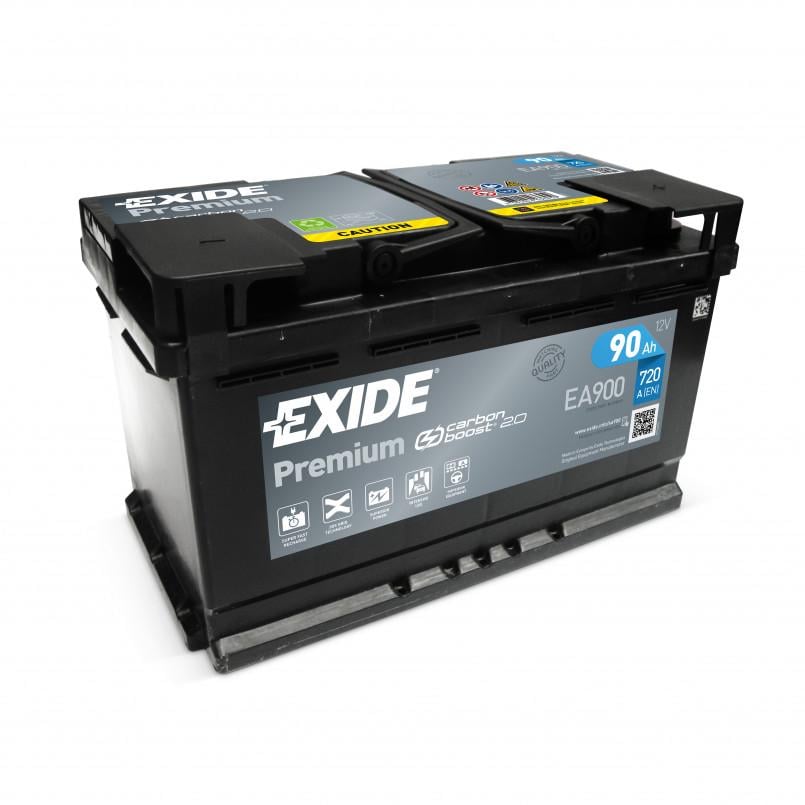 Акумулятор EXIDE EA900 12V 90Ah 800A