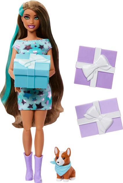 Кукла Barbie Вечеринка-сюрприз в бирюзовых тонах (JFG72)