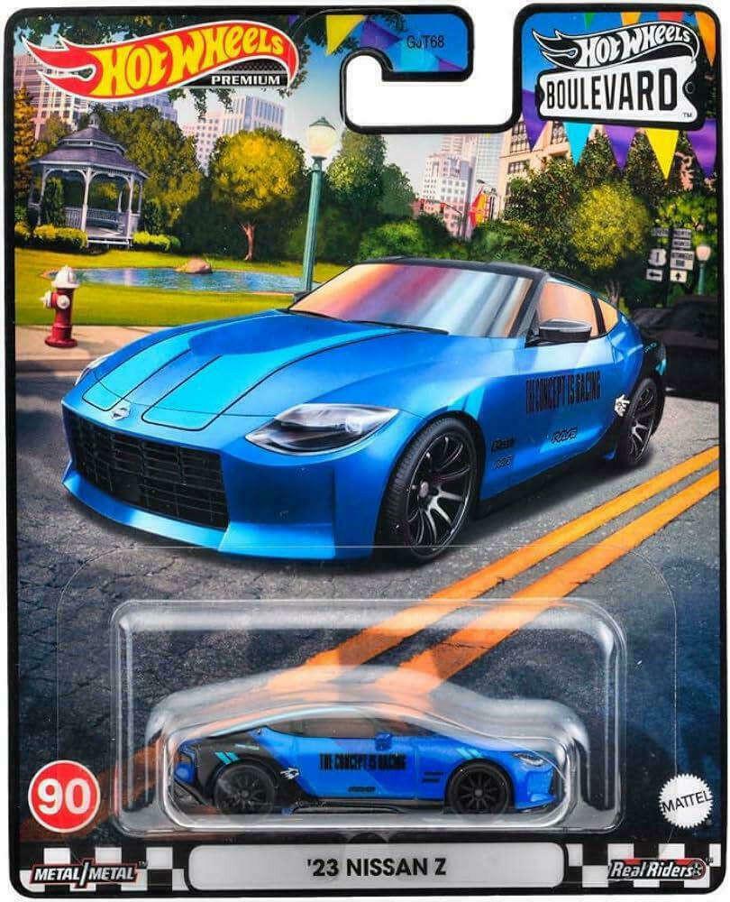 Игрушечная машинка Hot Wheels Premium 23 Nissan Z 2023 Boulevard №90 (HYF05)