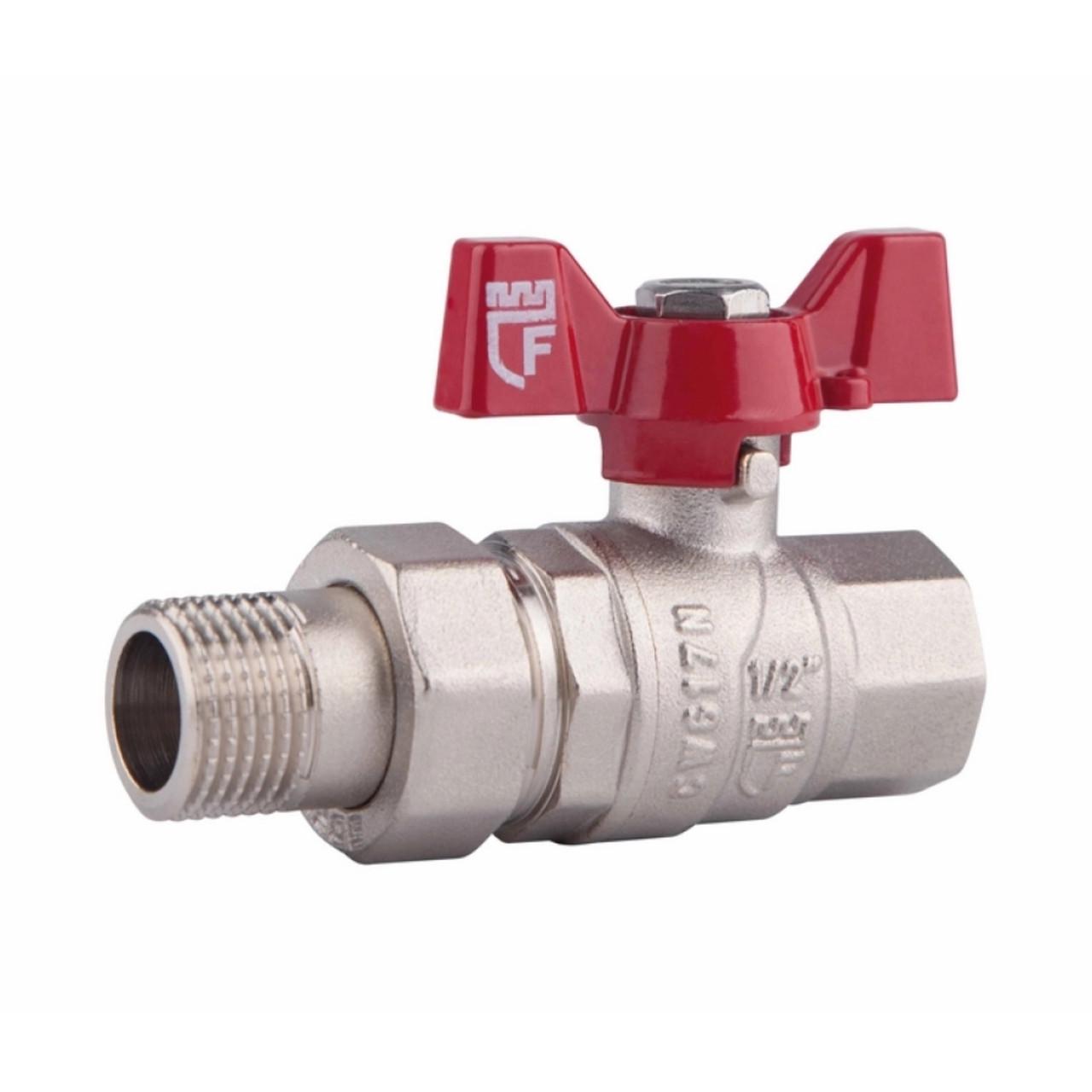 Кран шаровой американка SD Forte 1 прямой (SF220W25) Кран шаровой американка SD Forte 1 прямой (SF220W25)