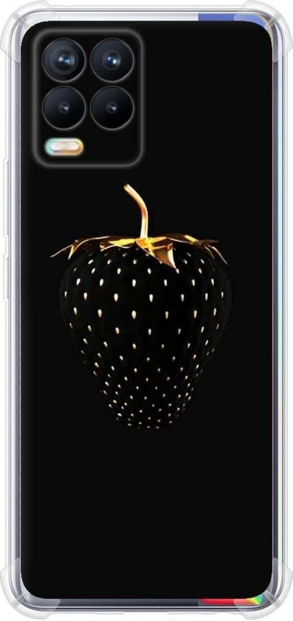 Чехол на Realme 8 Черная клубника (3585sp-2303-42517)