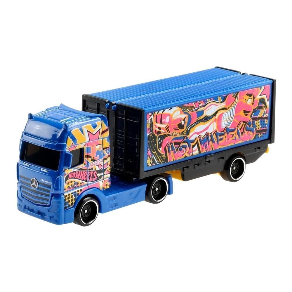Грузовик-трейлер Hot Wheels Mercedes-Benz Actros BFM60-GRV12 (152944)