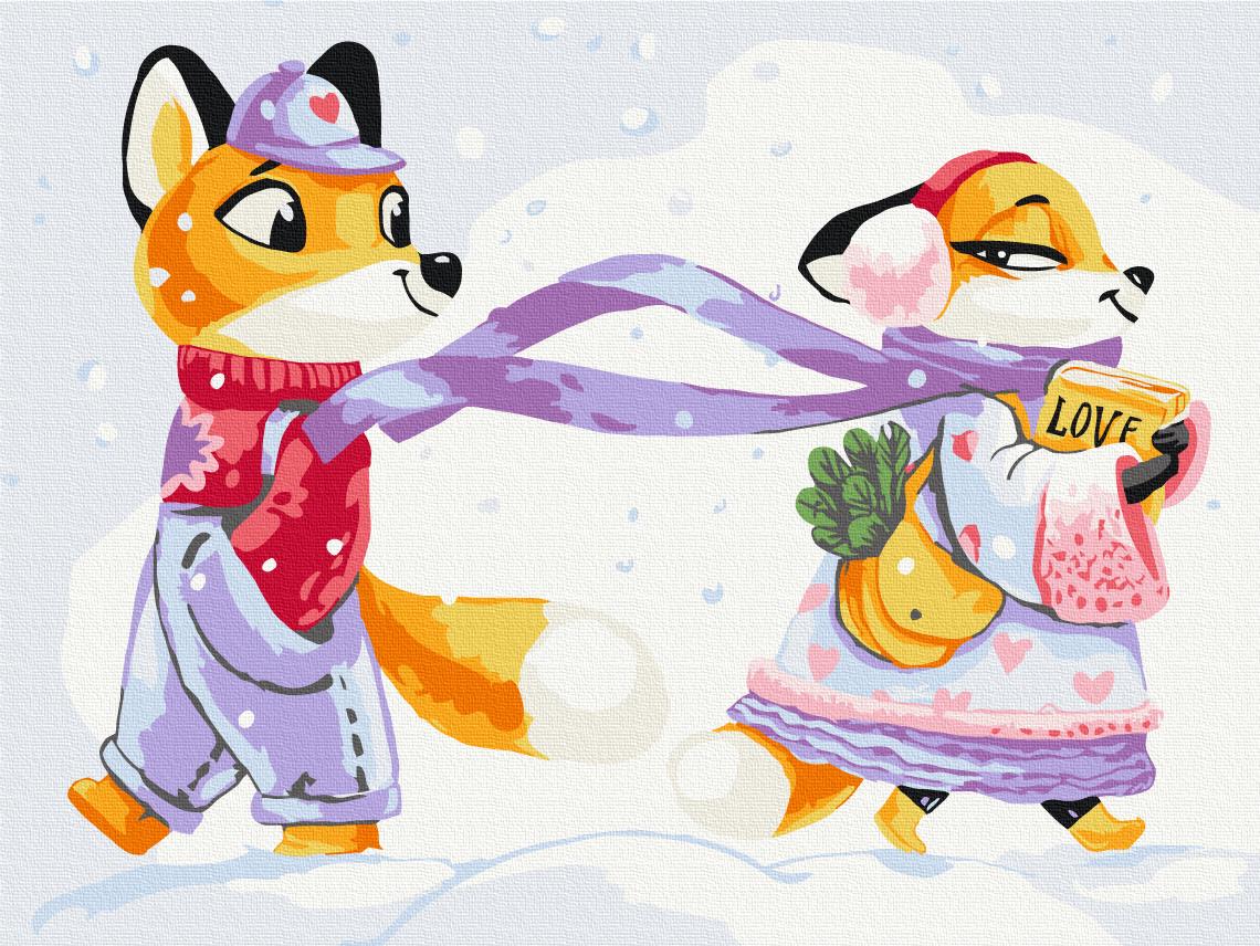 Картина по номерам Brushme Рыженькая Любовь (KBS0137) Картина по номерам Brushme Рыженькая Любовь (KBS0137)