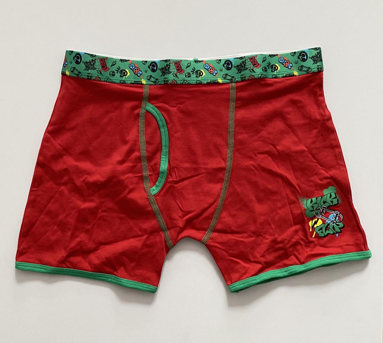 Труси-боксери на хлопчика з графіті Primark 158 см на 14-15 років Червоний (2614521188)