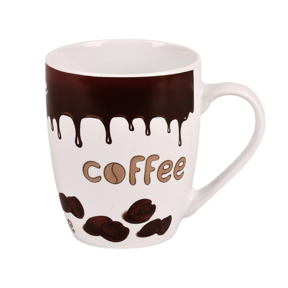 Чашка фарфоровая Stenson Coffee 360 мл Белый (R34416)