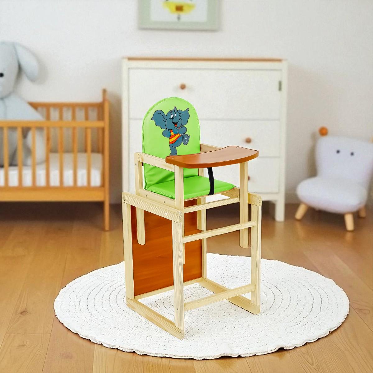 Стульчик для кормления Мася Слоник Салатовый (№2066) - фото 3