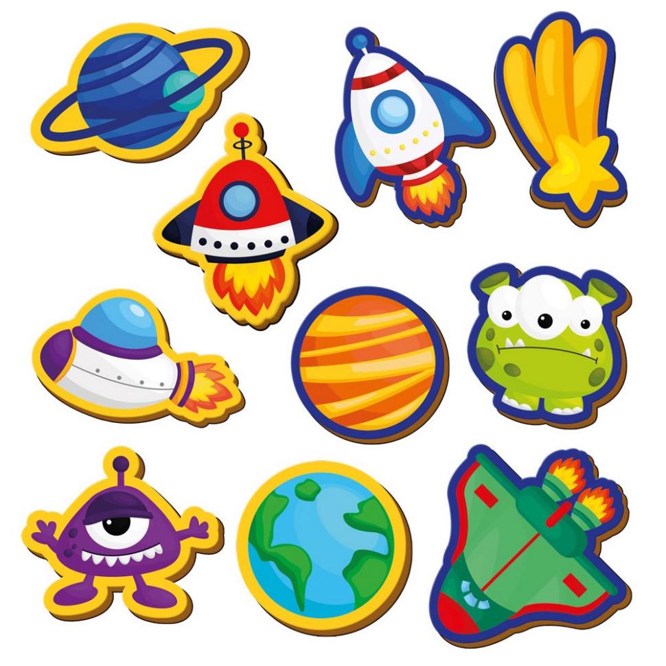 Магниты развивающие Vladi Toys Игрушки для детей 10 шт. 3-5 лет Бронзовый (ID-173-N-23)