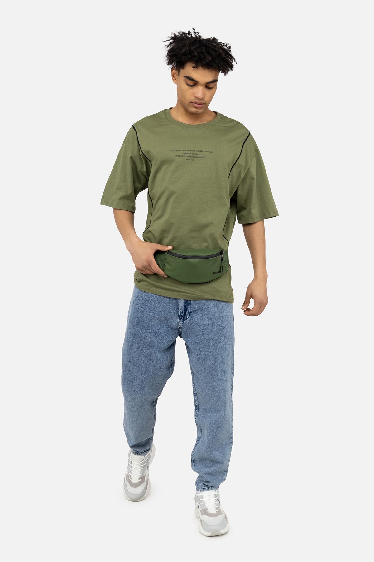 Футболка мужская ЦБ-00245624 р. 46 Хаки (SKT000982271)