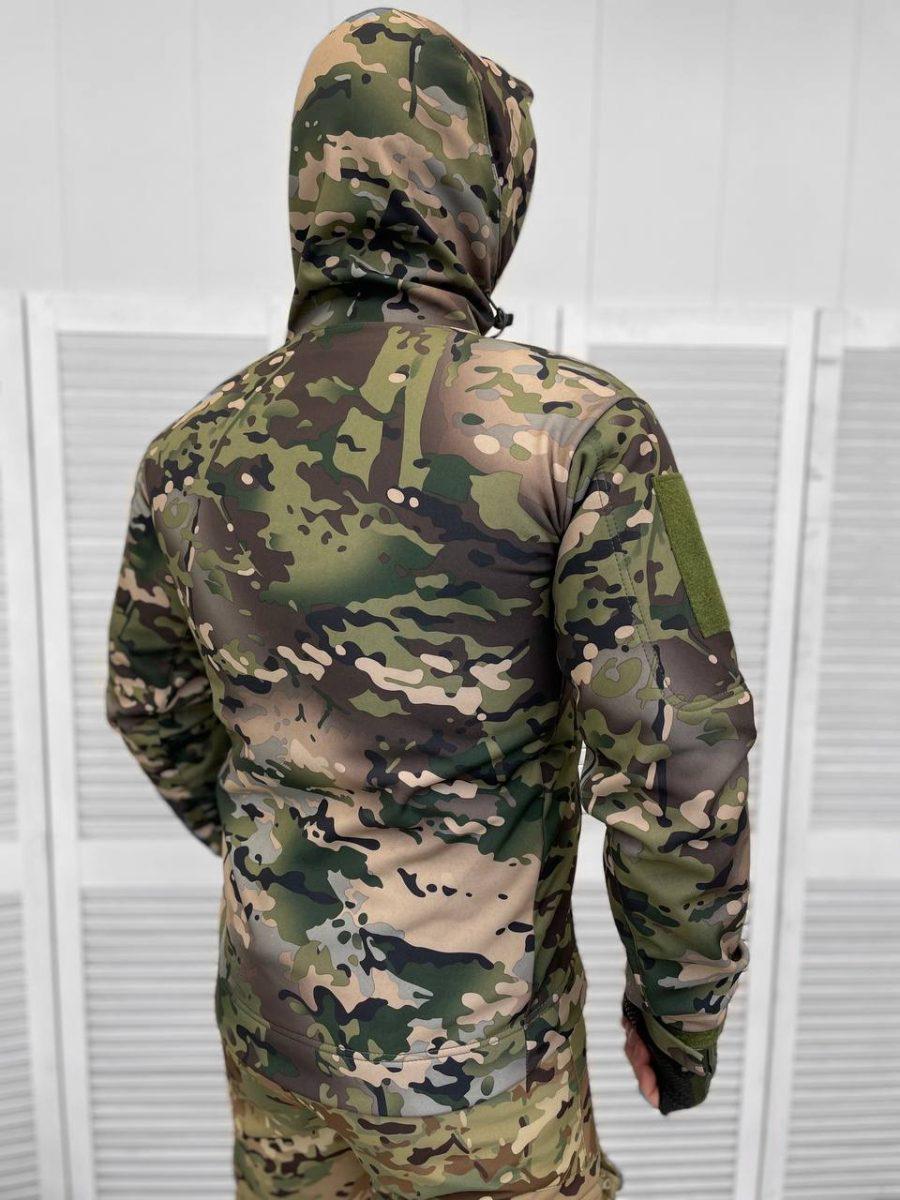 Куртка Soft Shell S Black/Multicam (11449136) - фото 4