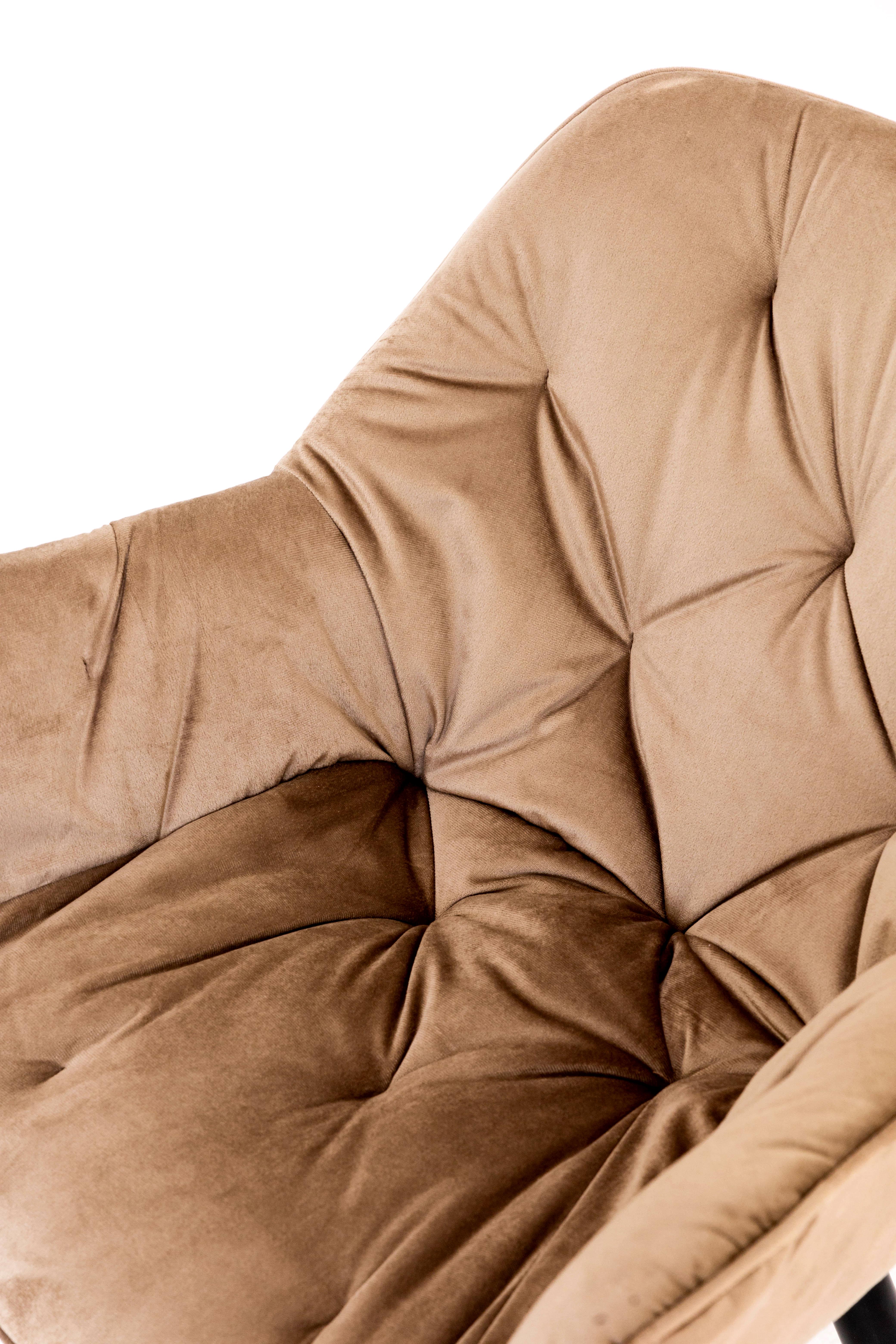 Стілець для кухні та вітальні ГРЕЙС Парадіз 580х870х570 мм Чорний/Капучино (GAА0054913) - фото 3