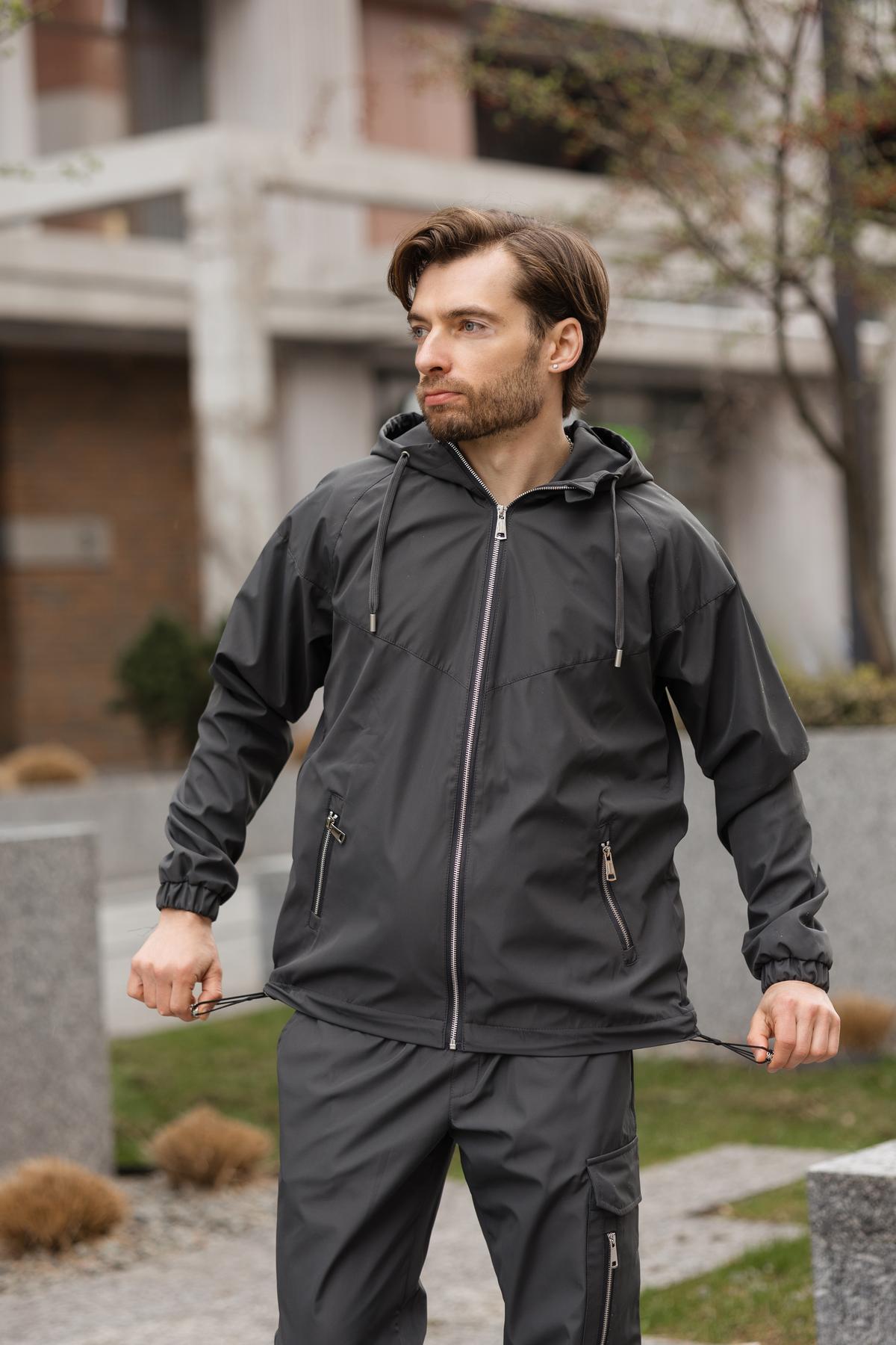 Костюм чоловічий Viter плащівка XXXL Графіт (1618227087/2/6) - фото 6