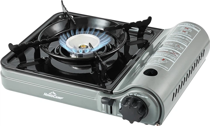 Плита газова туристична портативна NordCamp 1,8 кВт Compact (NC10400)