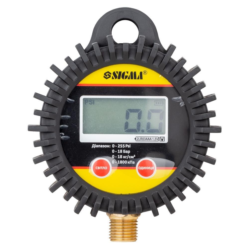 Манометр радиальный Sigma G1/4 цифровой ø 62 мм (6833311)