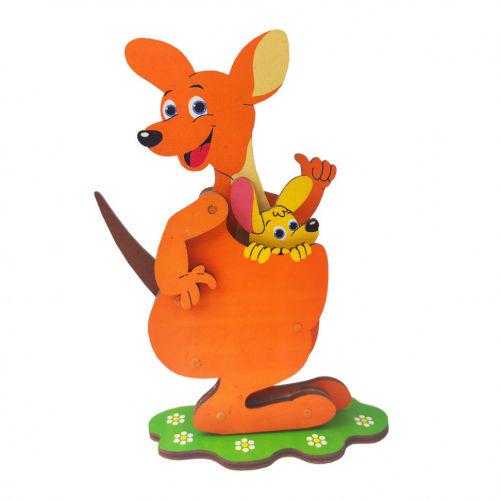 Пазлы деревянные Кенгуру 5 элементов (170017) Пазлы деревянные Кенгуру 5 элементов (170017)