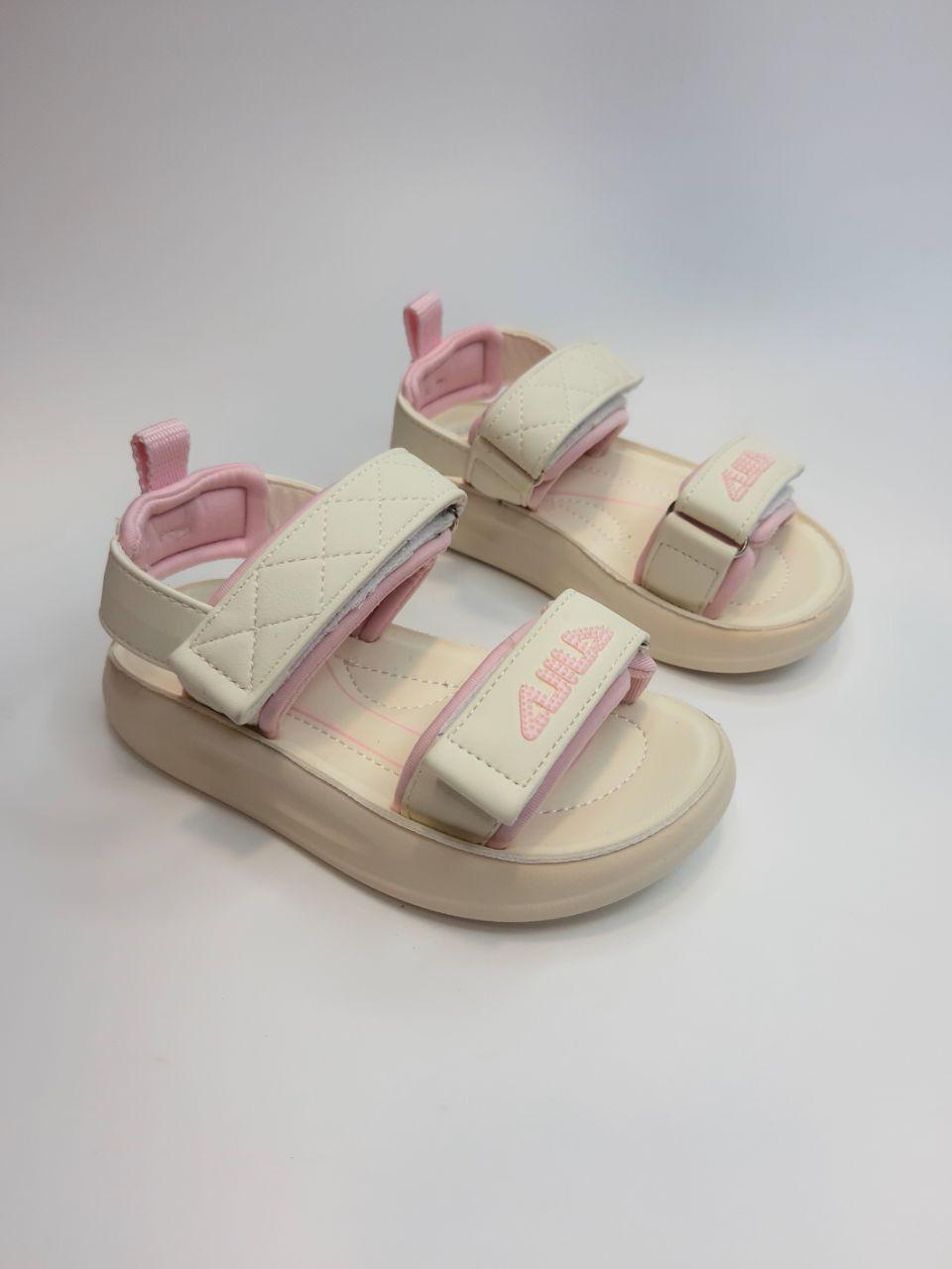 Босоножки для девочки Apawwa р. 30 18 см Розовый (956 P white-pink)