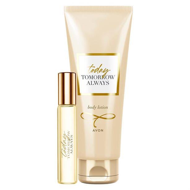 Набор женский парфюмированный Avon TTA Today аромат 10 мл/ парфюмированный крем для тела 125 мл (AV9800622)