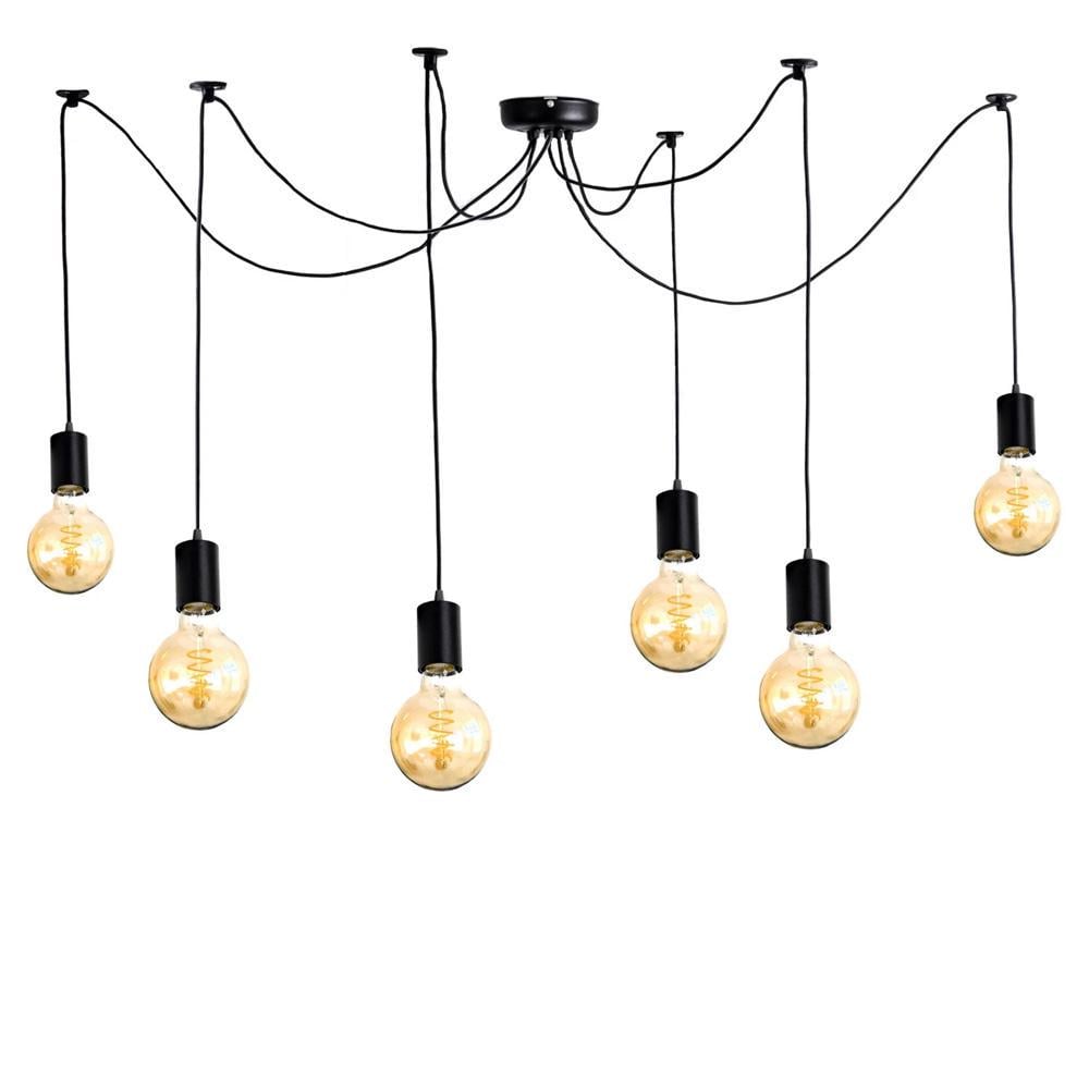 Светильник подвесной Atmolight Spider-6 Black