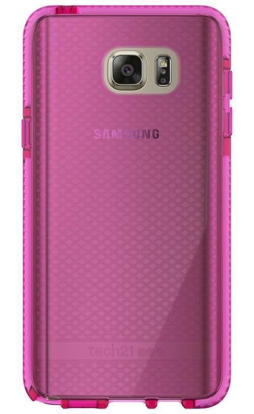 Противоударный защитный чехол Tech21 D3O®  SUPM45727 для Samsung Note 5 Neon Pink
