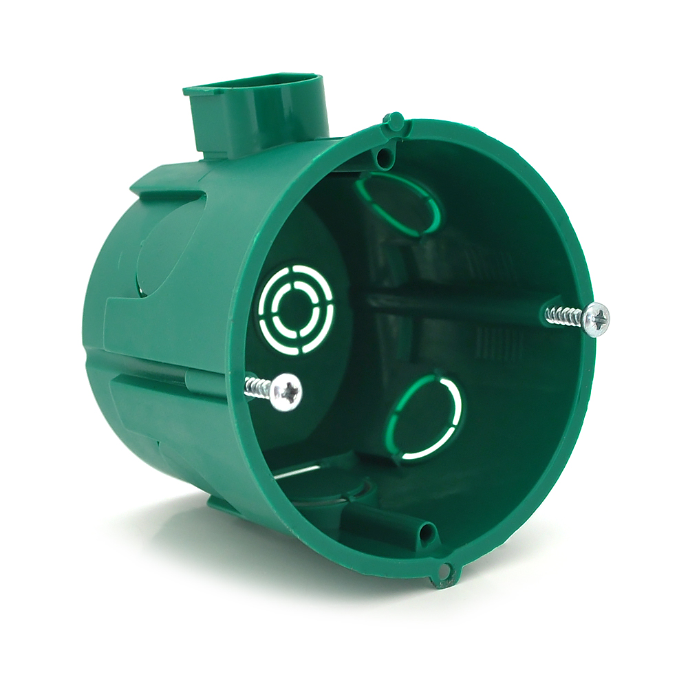 Подрозетник для бетона с болтами Q100 Зеленый (YUT_V4143)