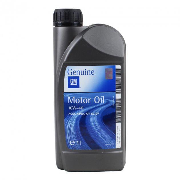 Масло GM Motor Oil 10W-40 моторное 1 л - фото 1