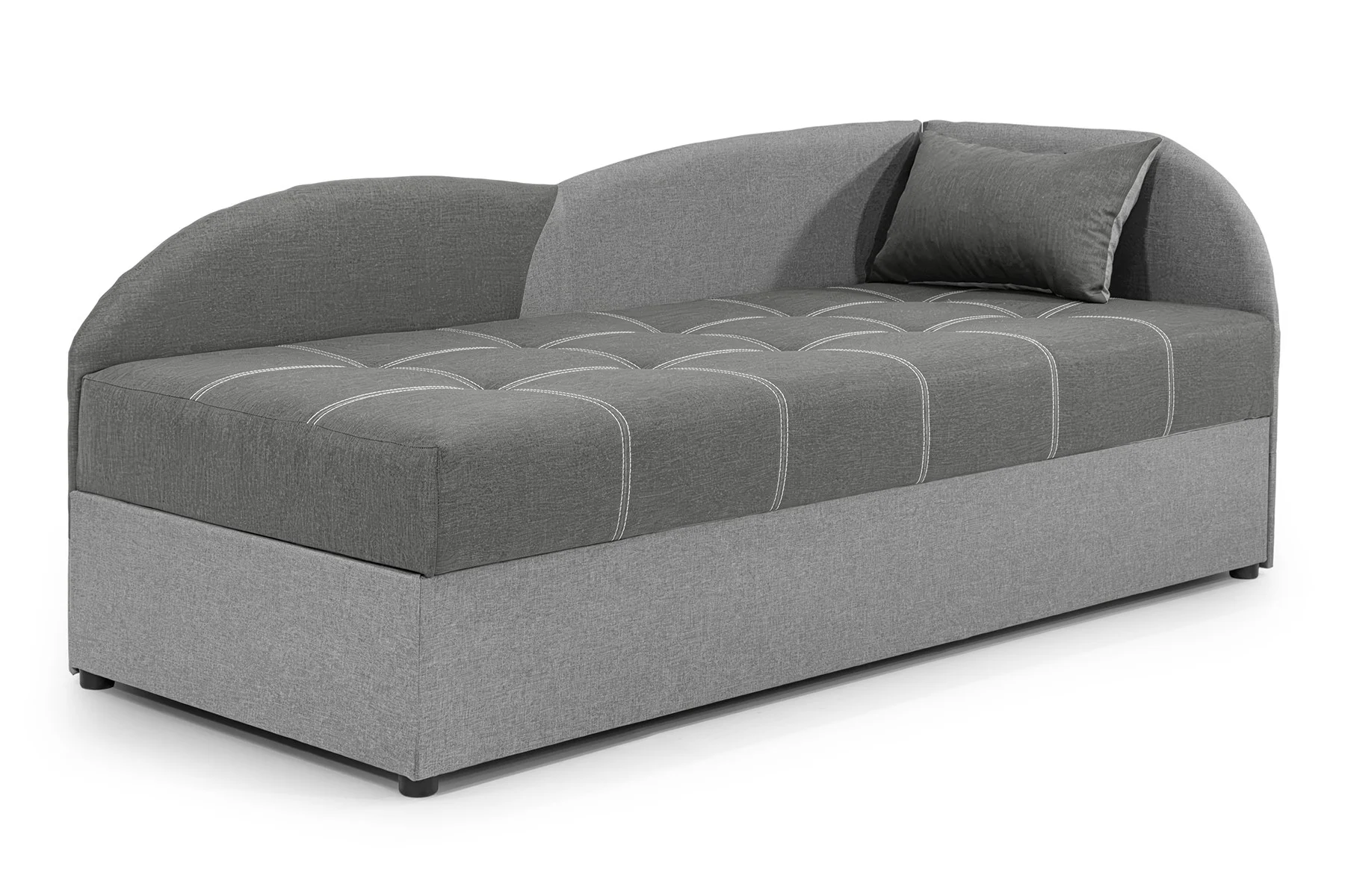 Диван-кровать Волна 198х80 см Серый (25484941)