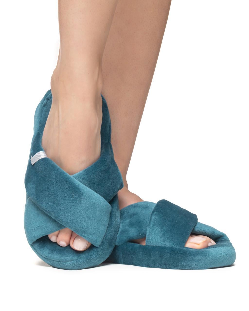 Тапочки домашние велюровые Изумрудный (1805417433)