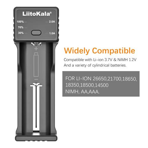 Зарядное устройство LiitoKala Lii-100C Black - фото 4