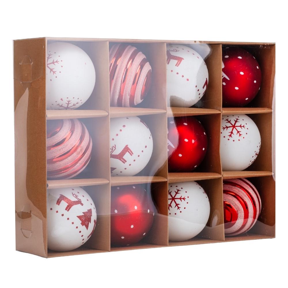 Набір ялинкових куль Казкова ніч 12 шт. (9125-021) - фото 2