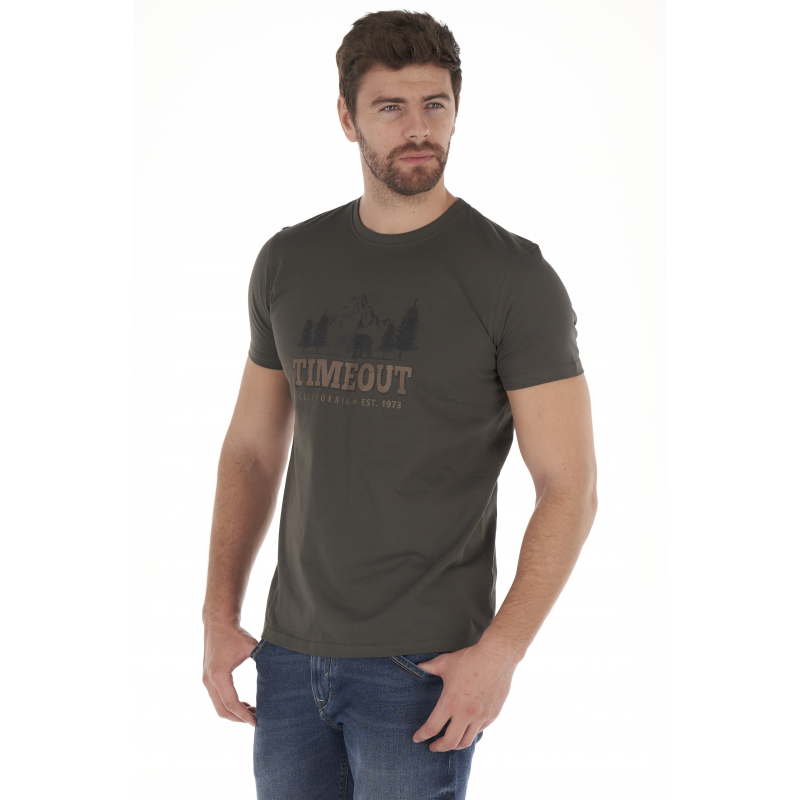 Футболка чоловіча Timeout 10172683 S Коричневий