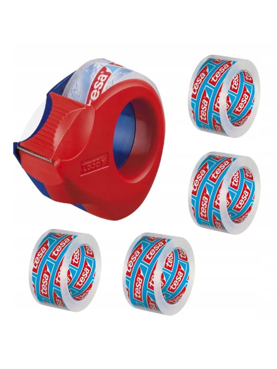 Набор диспенсер для скотча с 4 лентами TESA Film клейкая лента Прозрачный (2859671889)