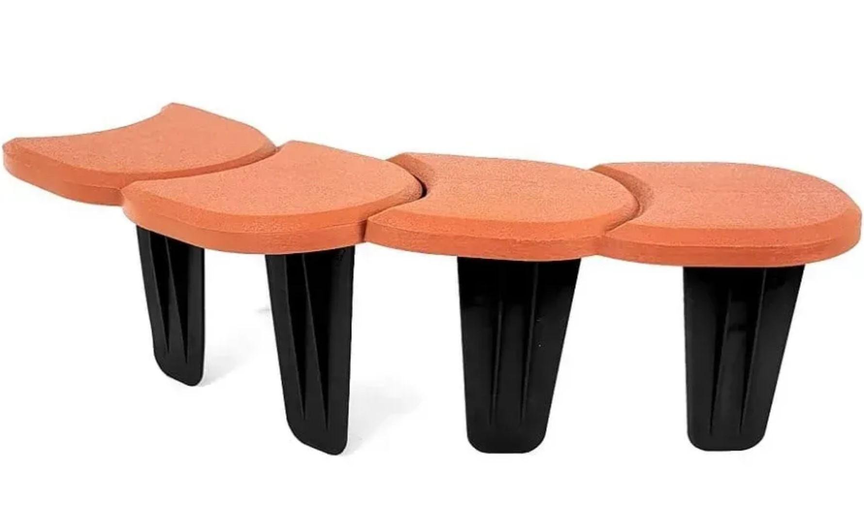 Бордюр садовий Prosperplast Palisada ogrodowa 1,9 м Теракотовий (IPAK1S-R624)