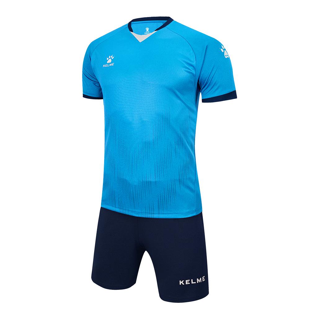 Комплект футбольной формы Kelme Mirida к/р XL Голубой