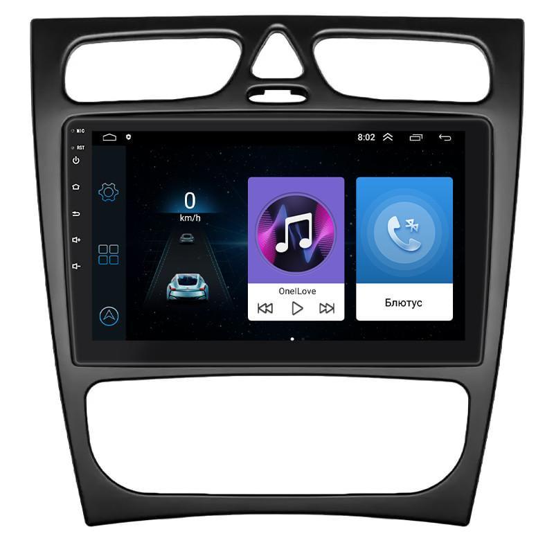 Автомагнитола штатная Lesko для Mercedes-Benz C-Класс II W203 2000-2004 9" 1/16Gb Wi-Fi GPS Base MOB