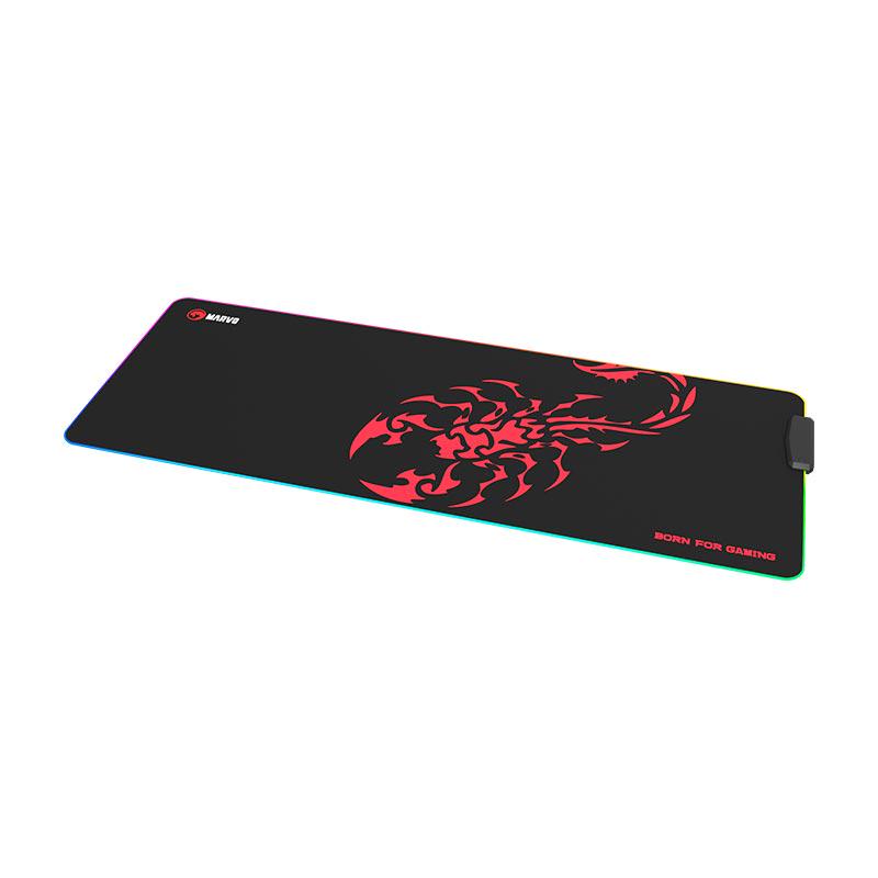 Коврик для мыши MARVO MG011 RGB Gaming Mouse Pad 80х30 см Черный - фото 4