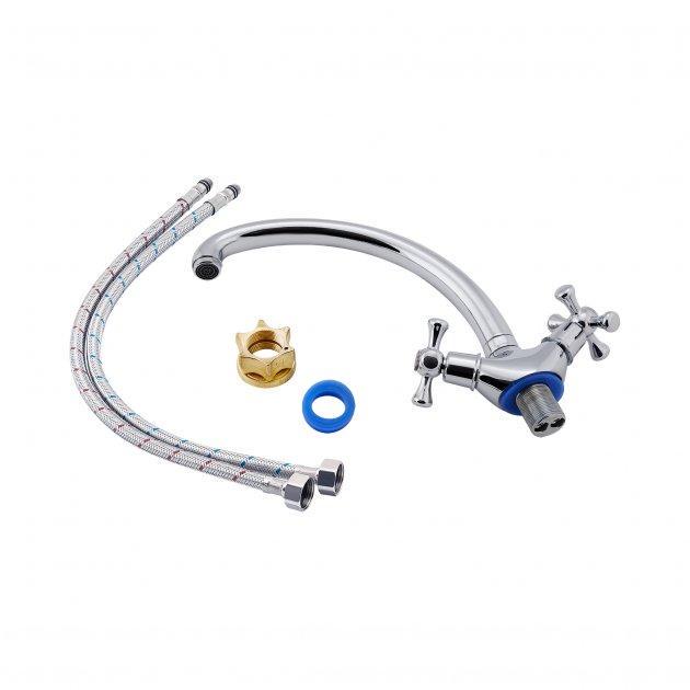 Змішувач Lidz CRM 75 21 271F-3 для кухні на гайці б - фото 8 Змішувач Lidz CRM 75 21 271F-3 для кухні на гайці б - фото 8