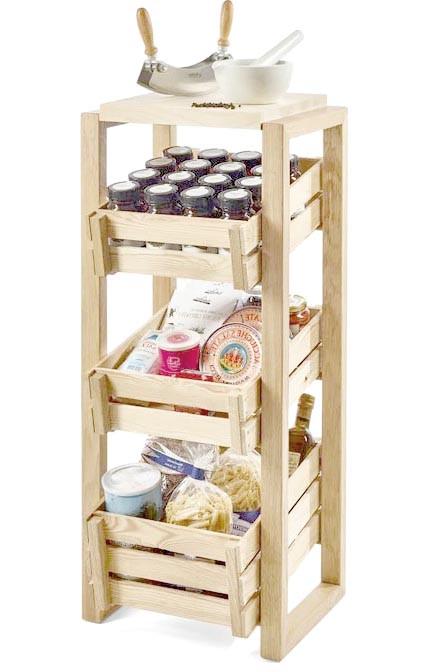 Стеллаж для овощей и фруктов из дерева Поринда Бланже (ЯХТ-014001)