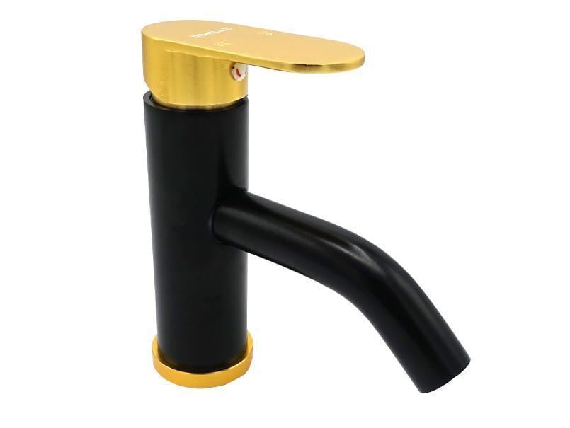 Смеситель для умывальника Millz MRS-AL-B-13 Черный с золотом (ТР-00026977)