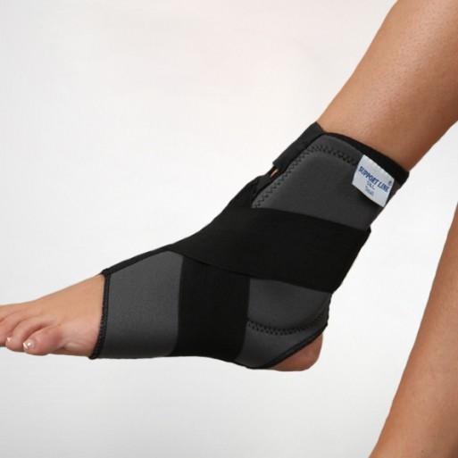 Бандаж на голеностоп из неопрена с пластиковыми вставками Orthopoint REF-403 тип Восьмерка дышащий M (1801954292)