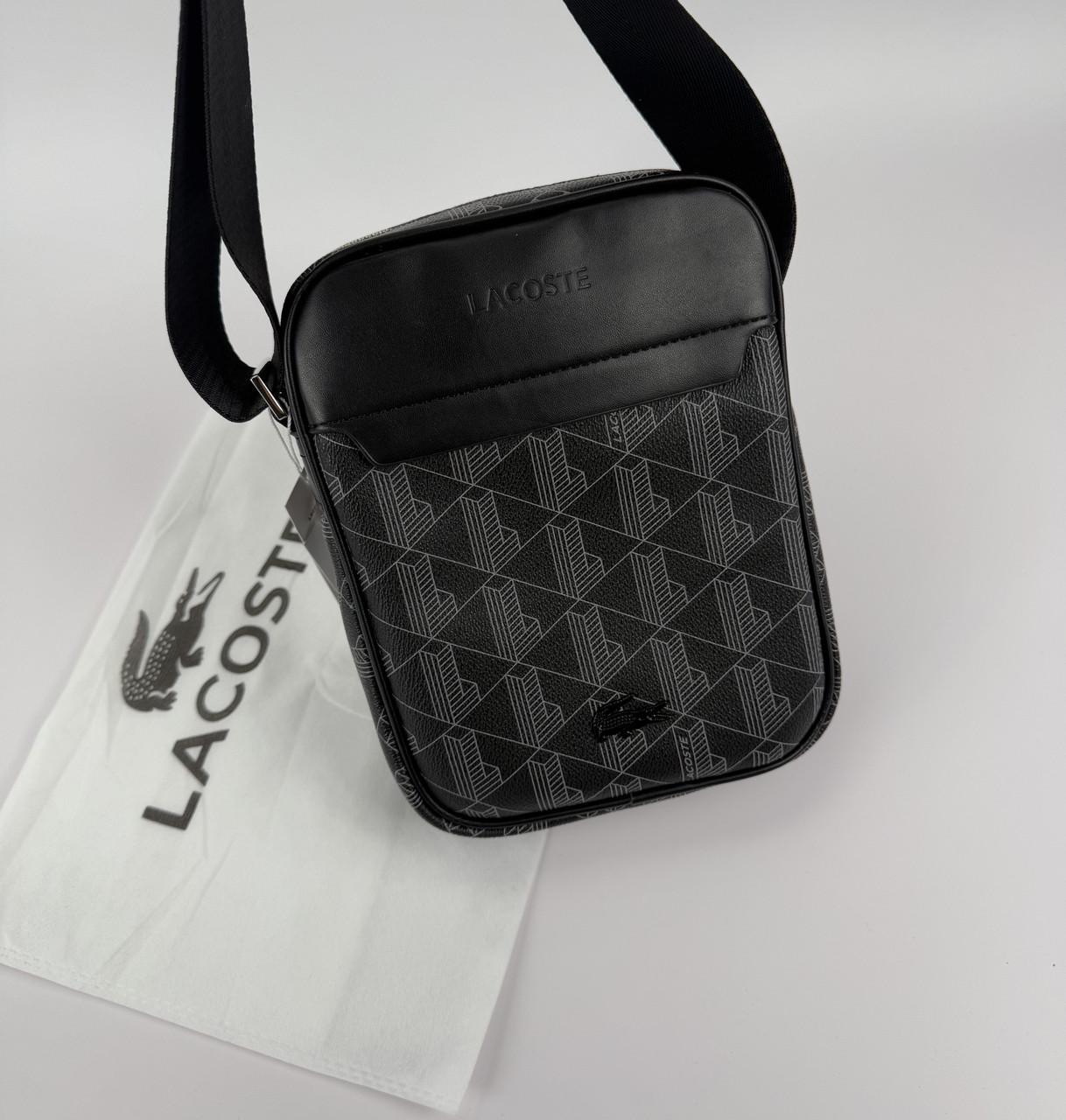 Мессенджер через плечо Lacoste Черный - фото 5 Мессенджер через плечо Lacoste Черный - фото 5