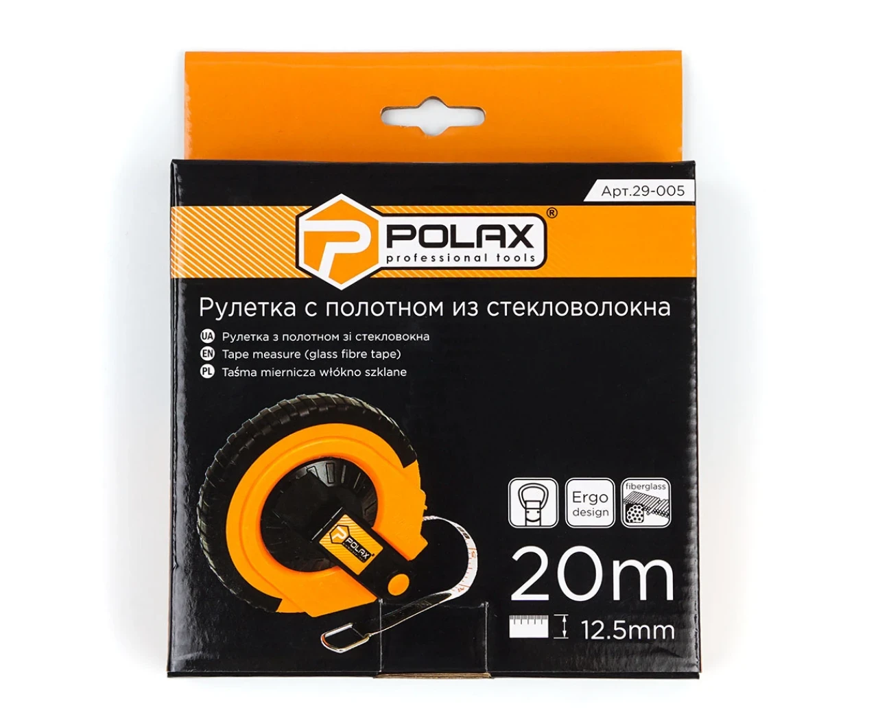 Рулетка з полотном зі скловолокна 20 м (2420962176) - фото 4 Рулетка з полотном зі скловолокна 20 м (2420962176) - фото 4