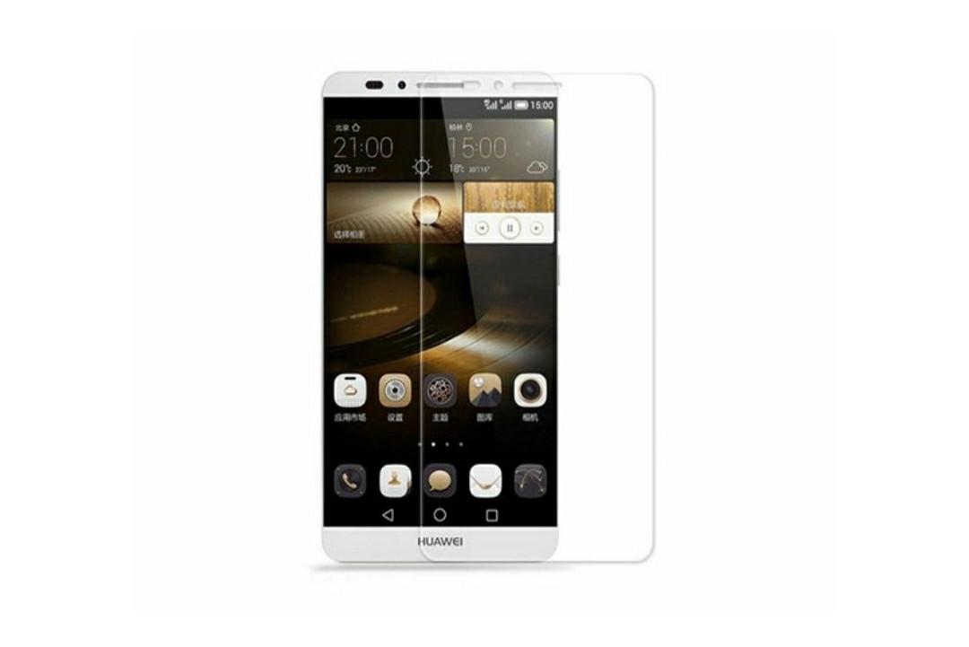 Загартоване захисне скло на  Huawei Mate 7  / Без рамки  / Прозоре