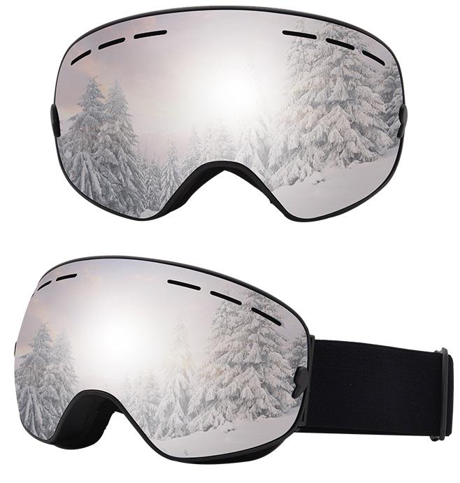 Маска лижна для дорослих та дітей VelaSport Snow Blade VLT 18,4% Black/Grey (00785) - фото 2