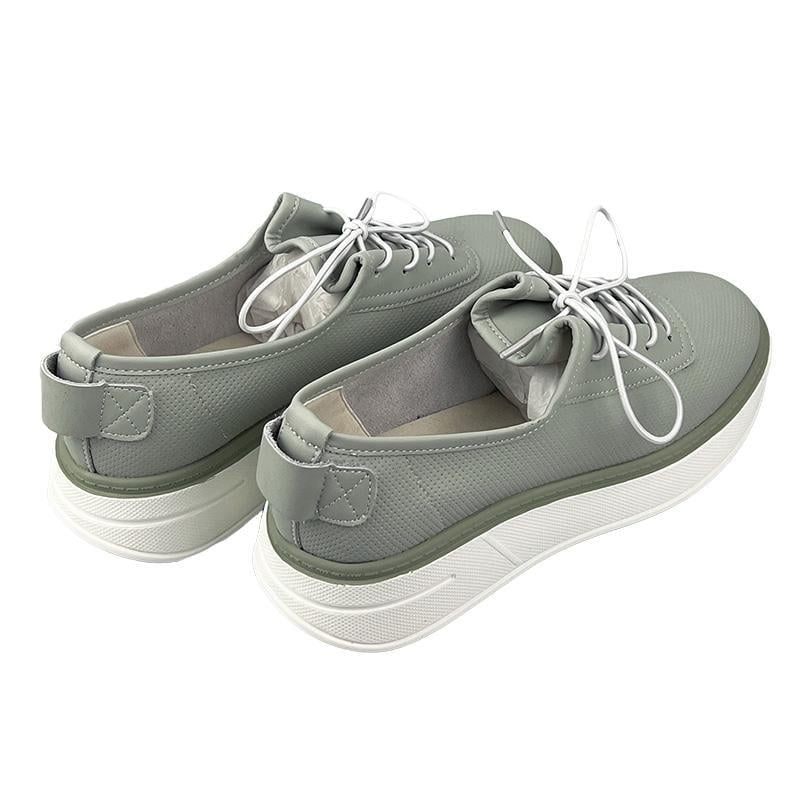 Мокасины женские кожаные 7007 p. 39 25 см Мятный - фото 4