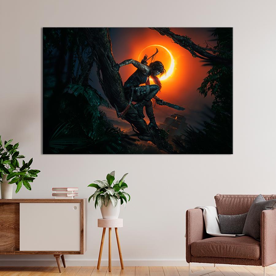 Настенний декор Постер игры Shadow of the Tomb Raider 120x80 см (A202-1)