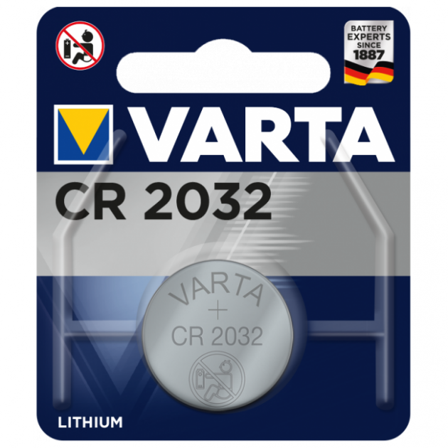 Батарейка Varta CR 2032 BLI 1 Lithium (Varta CR 2032)